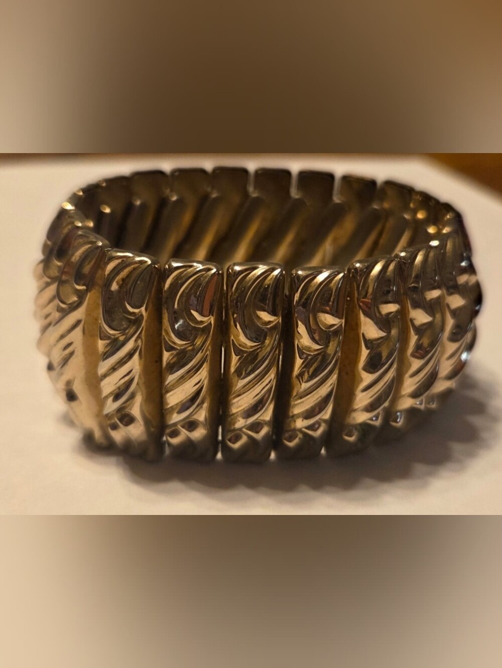 Vintage Mid-Century Harwood Leading Lady Stretch Cuff